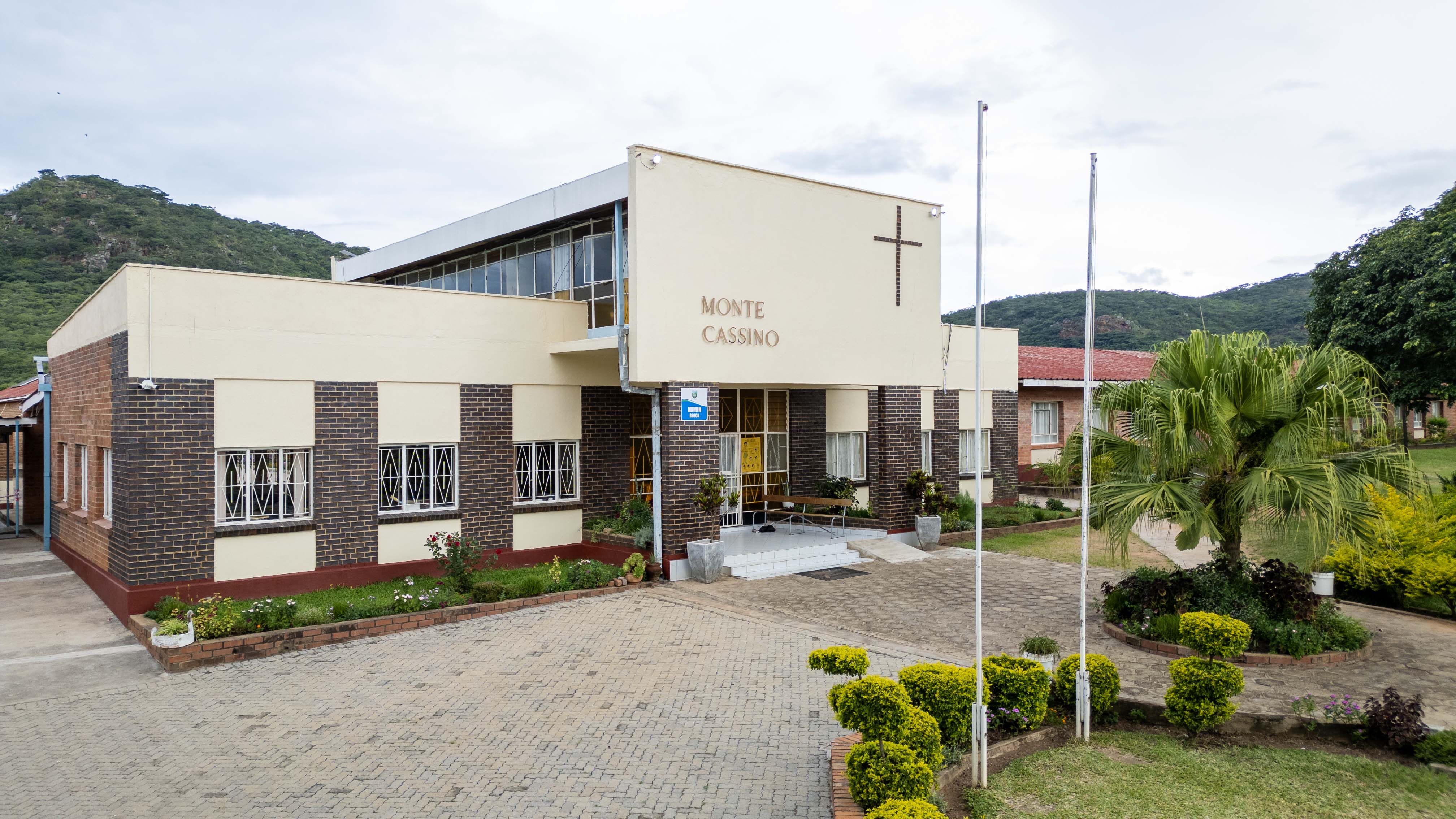 School administration block on campus