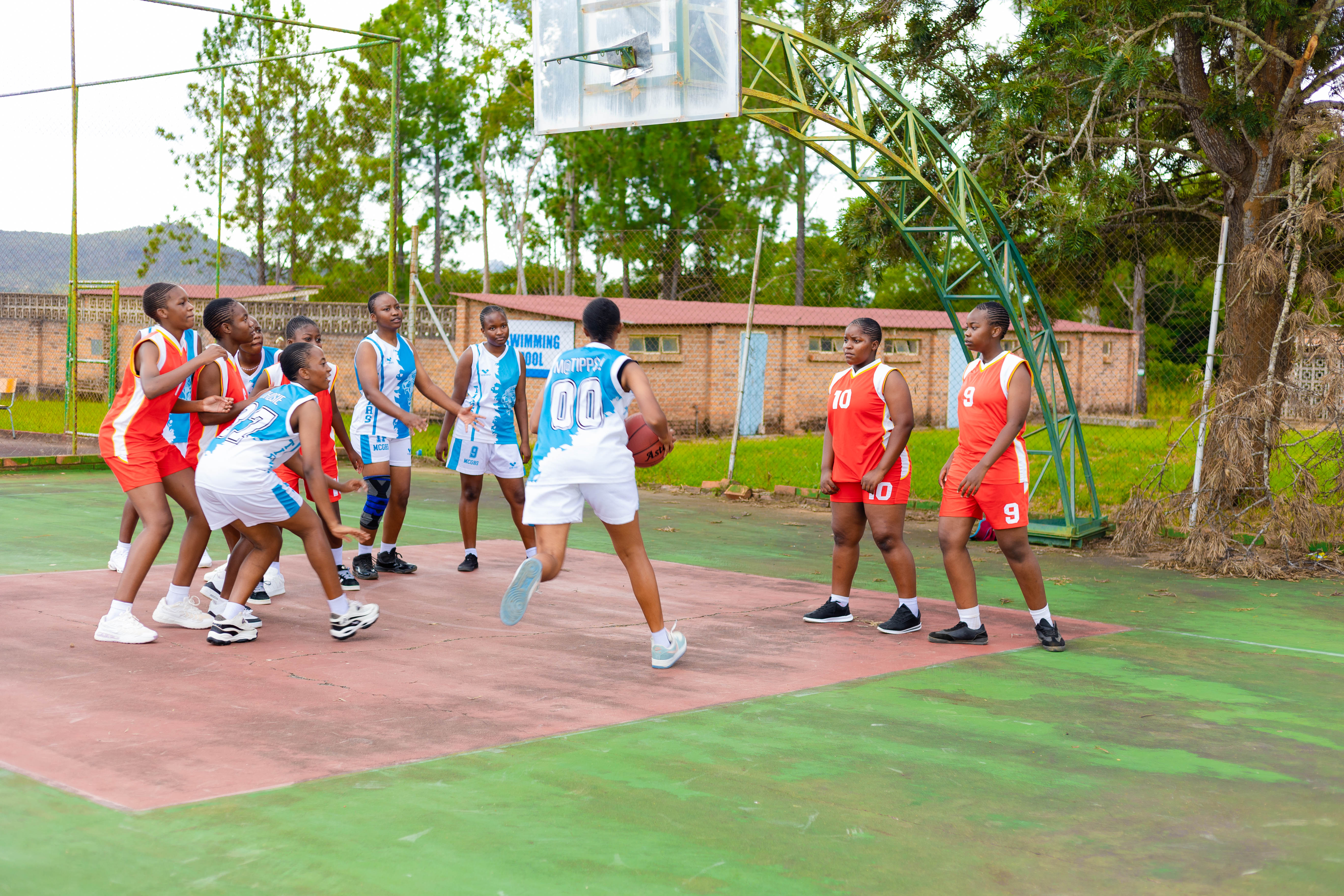 Students in co-curricular sports activity